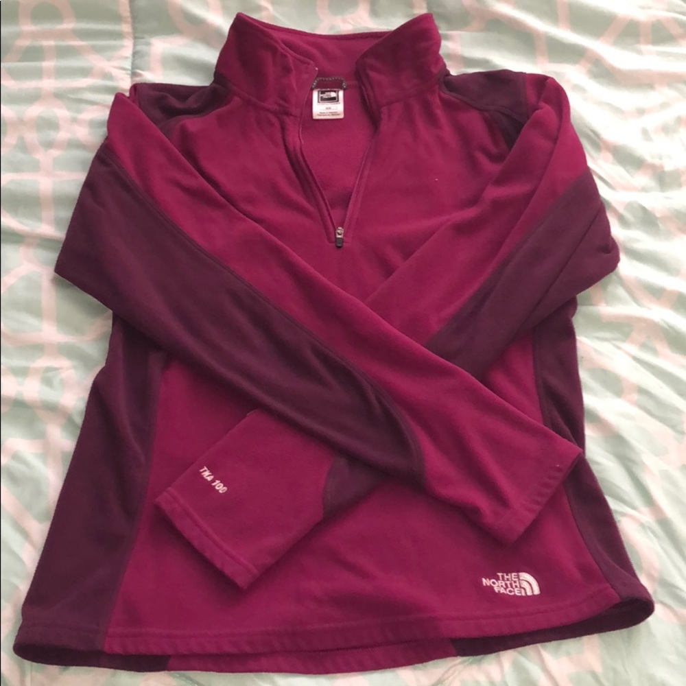 North face quarter zip